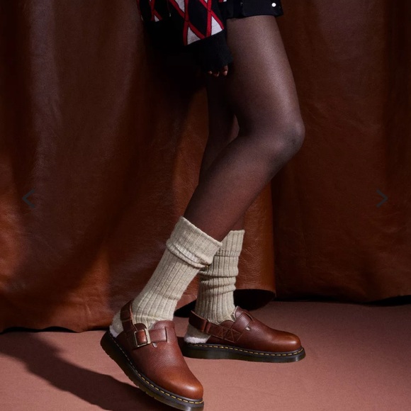 Dr. Martens Jorge II FL White Fur Lined Clogs - Picture 9 of 9